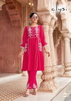 Nova By Clysi Viscose Thread Work Butti Kurti With Bottom Wholesalers In Surat